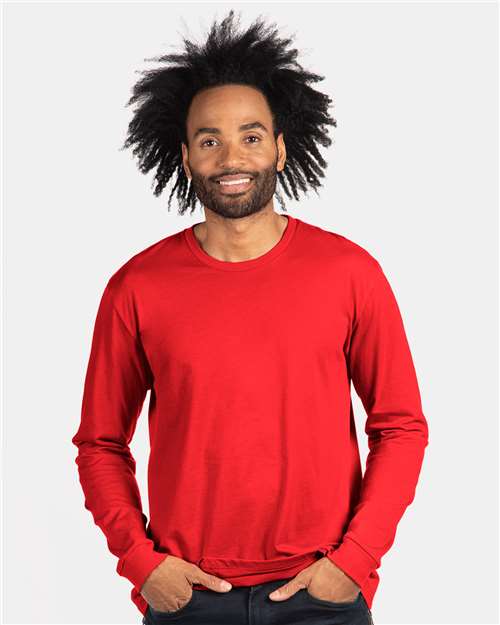 Unisex CVC Long Sleeve T-Shirt Image 15