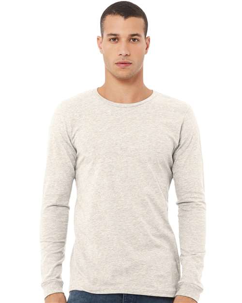 Unisex Triblend Long Sleeve Tee Image 13