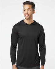 Unisex Bahama Performance Hooded Long Sleeve T-Shirt Image 1