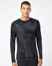 Unisex Cabo Camo Performance Long Sleeve T-Shirt Image 1