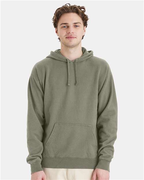 Unisex Garment-Dyed Hooded Sweatshirt Image 9