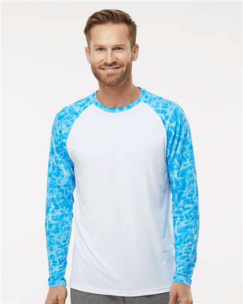 Men's Panama Colorblocked Long Sleeve T-Shirt