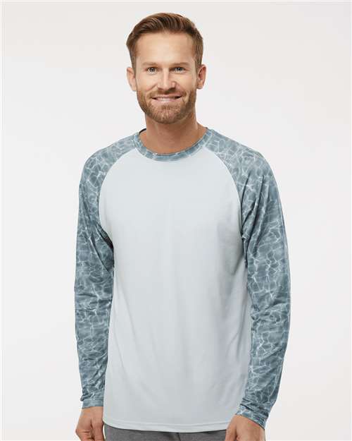Men's Panama Colorblocked Long Sleeve T-Shirt Image 5