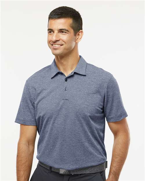 Men's Heathered Polo Image 3