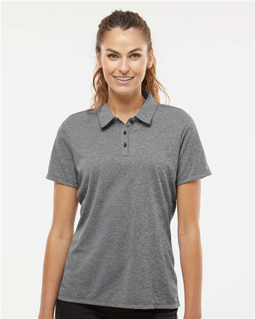 Women's Heathered Polo Image 2