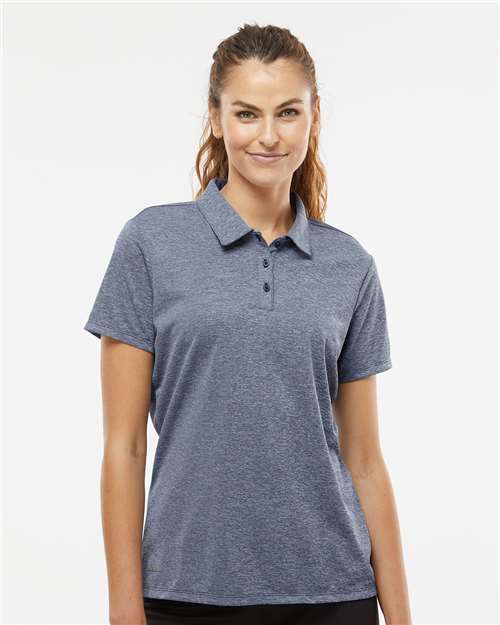 Women's Heathered Polo Image 3