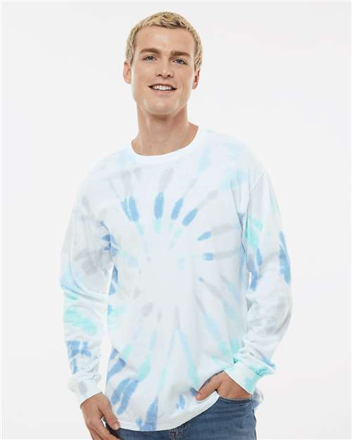 Unisex Tie-Dyed Long Sleeve T-Shirt Image 7