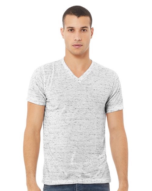 Unisex Textured Jersey V-Neck Tee Image 1