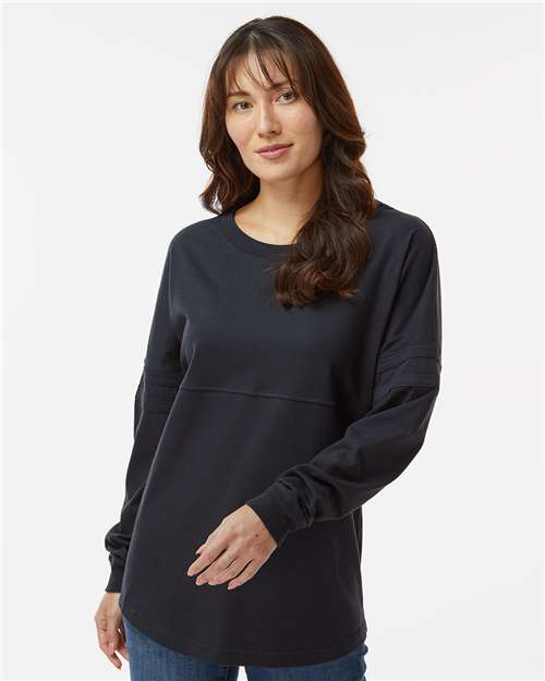 Women's Pom Pom Long Sleeve Jersey T-Shirt Image 2