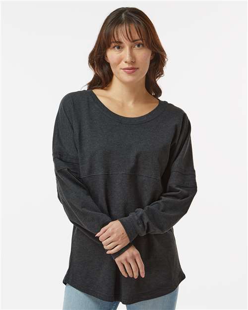 Women's Pom Pom Long Sleeve Jersey T-Shirt Image 4