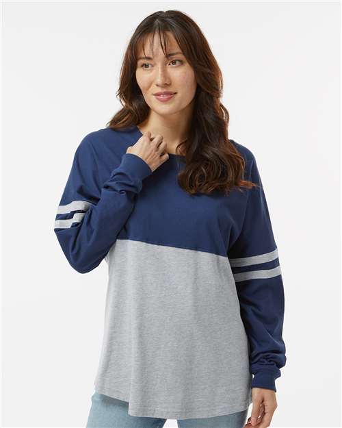 Women's Pom Pom Long Sleeve Jersey T-Shirt Image 12