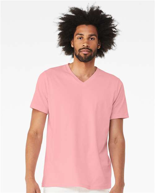 Unisex Jersey V-Neck Tee Image 19