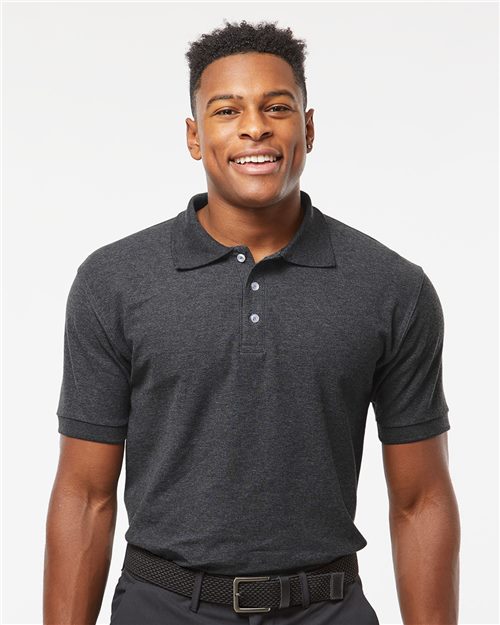 Men's 50/50 Sport Pique Polo Image 1