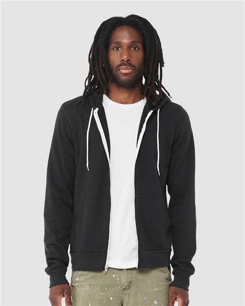 Unisex Sponge Fleece Full-Zip Hoodie Sweatshirt Image 47