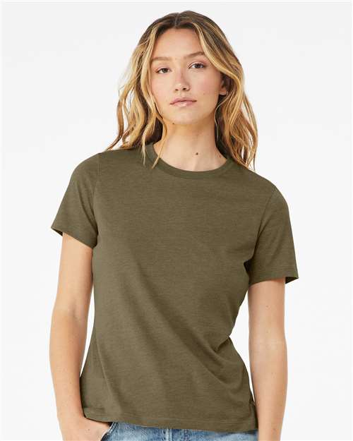 Women’s Relaxed Fit Heather CVC Tee Image 20