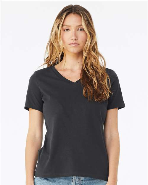 Women’s Relaxed Jersey V-Neck Tee Image 5