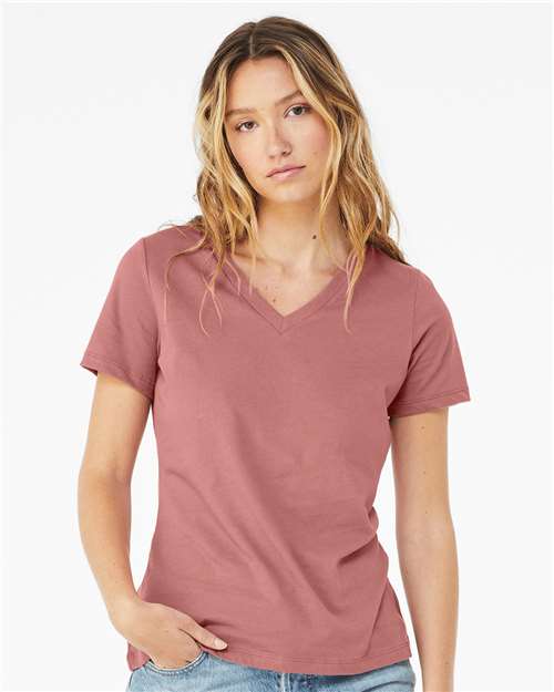 Women’s Relaxed Jersey V-Neck Tee Image 8