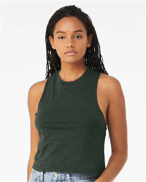Women's Racerback Crop Tank Image 7