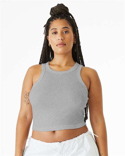 Women's Micro Rib Racer Tank Image 2