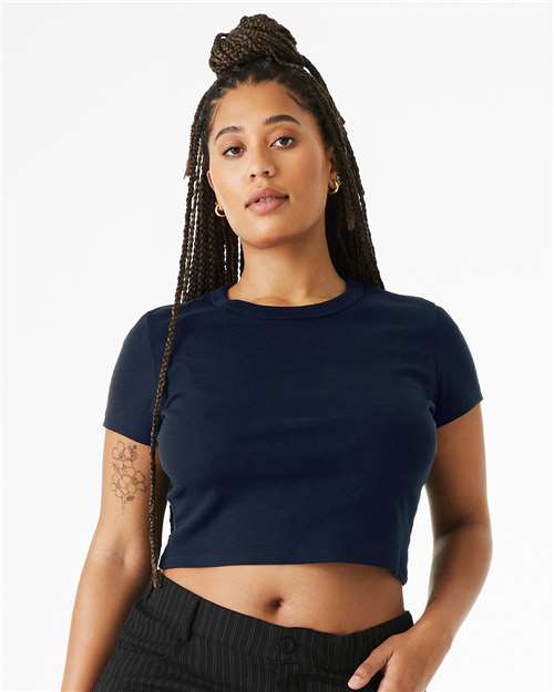 Women's Micro Rib Baby Tee Image 9