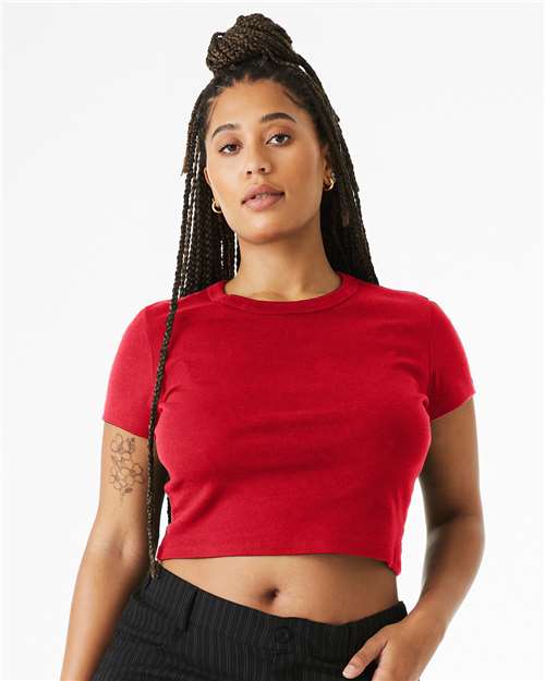 Women's Micro Rib Baby Tee Image 11