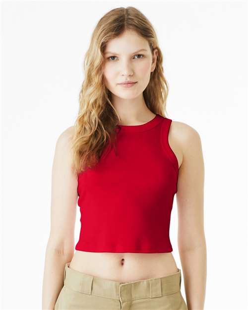 Women's Micro Rib Racer Tank Image 10