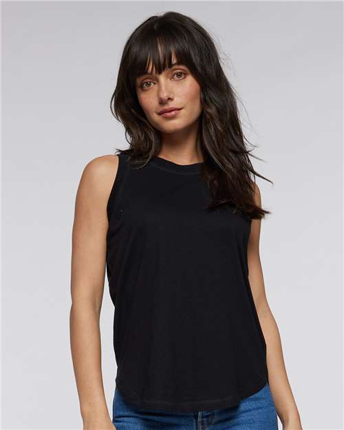 Women's Relaxed Fine Jersey Tank Image 2
