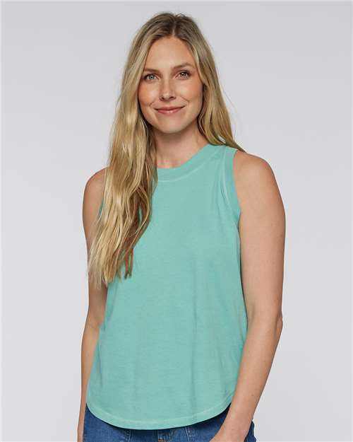 Women's Relaxed Fine Jersey Tank Image 9