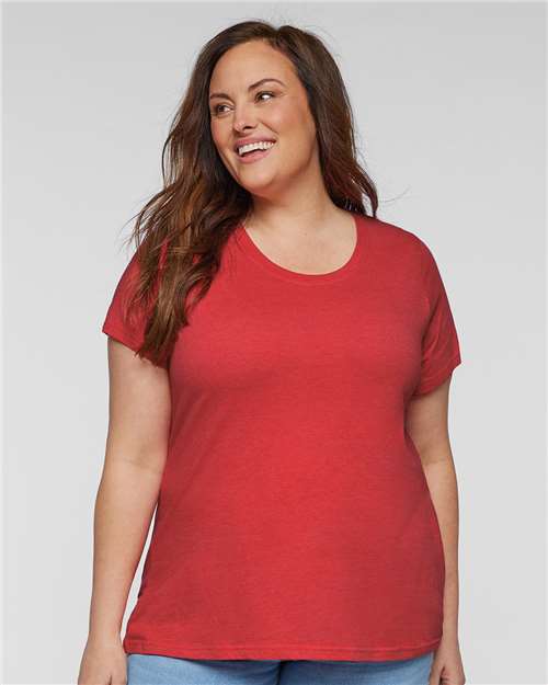 Women's Curvy Collection Fine Jersey Tee