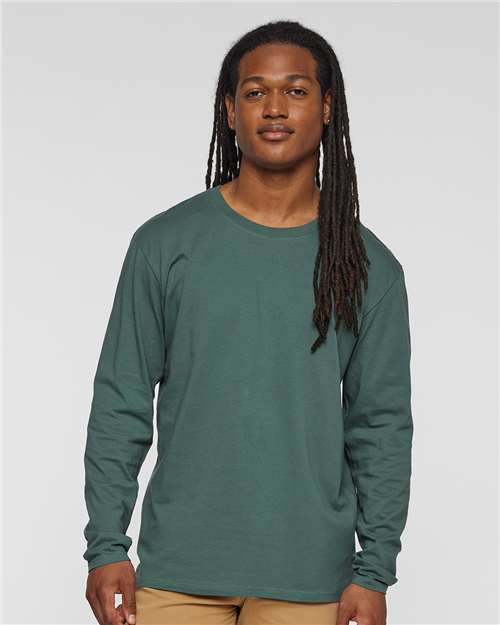 Men's Fine Jersey Long Sleeve Tee Image 2