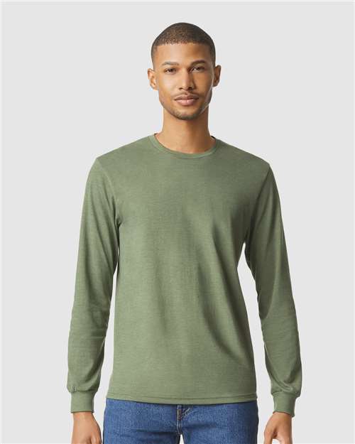 Unisex Softstyle® CVC Long Sleeve T-Shirt Image 2