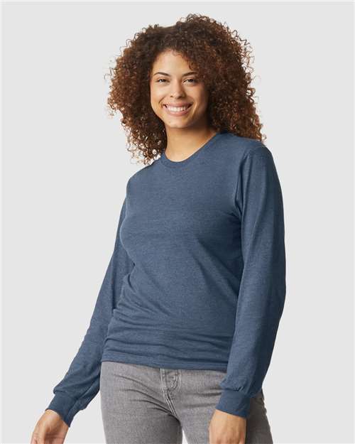 Unisex Softstyle® CVC Long Sleeve T-Shirt Image 4