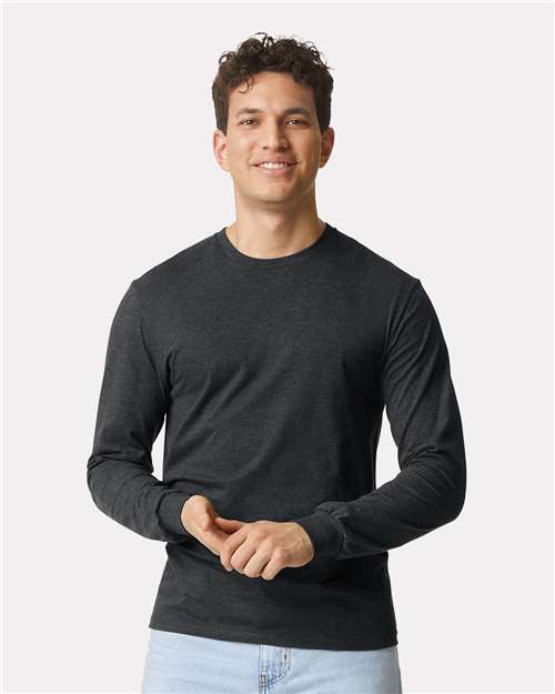 Unisex Softstyle® CVC Long Sleeve T-Shirt Image 6