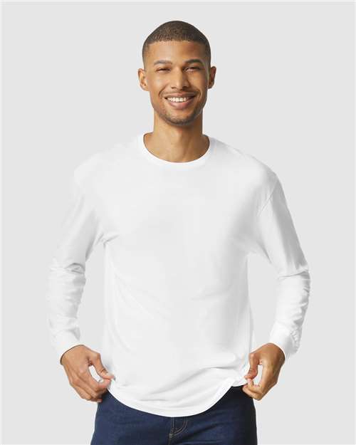 Unisex Softstyle® CVC Long Sleeve T-Shirt Image 7