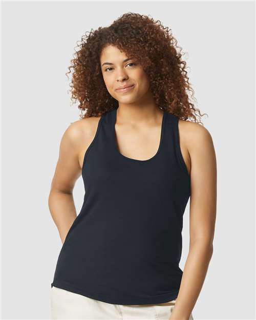 Women's Softstyle® CVC Racerback Tank Top Image 6
