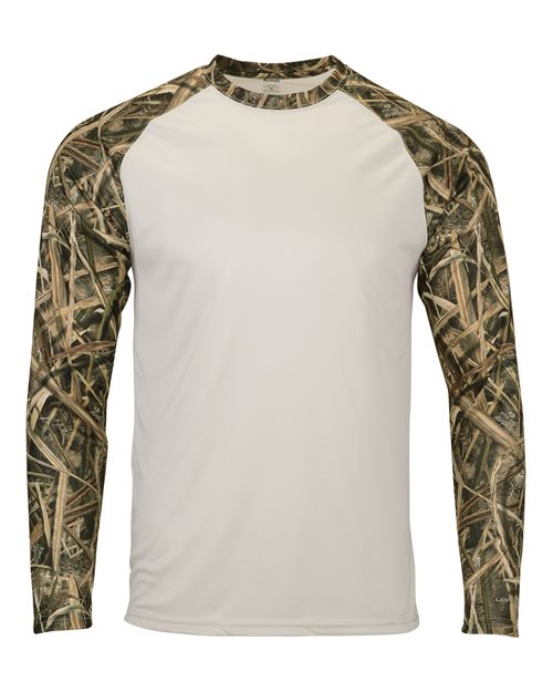 Men's Jackson Mossy Oak Colorblocked Long Sleeve T-Shirt