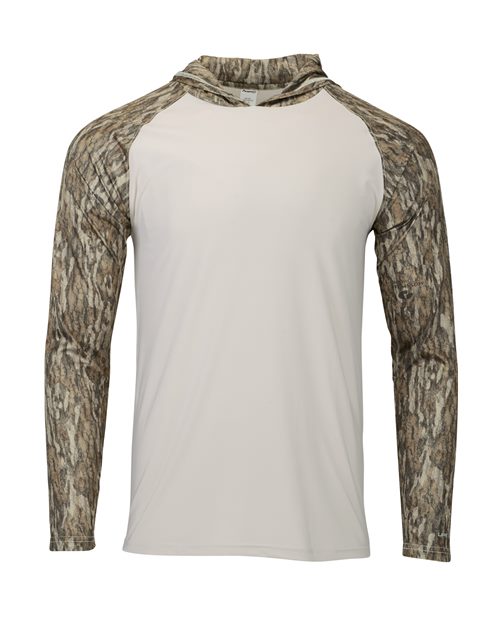 Men's Biloxi Performance Colorblocked Hooded Long Sleeve T-Shirt