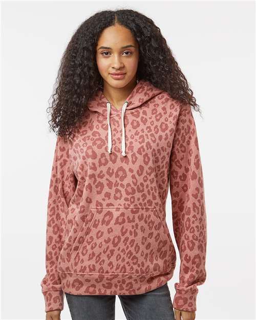 Men's Triblend Fleece Hooded Sweatshirt Image 14