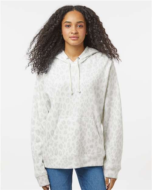 Men's Triblend Fleece Hooded Sweatshirt Image 33
