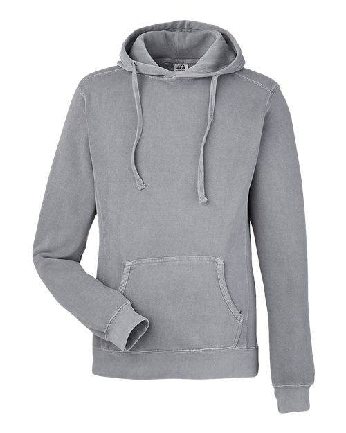 Unisex Pigment-Dyed Fleece Hooded Sweatshirt Image 3