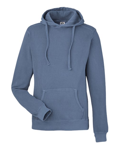 Unisex Pigment-Dyed Fleece Hooded Sweatshirt Image 4