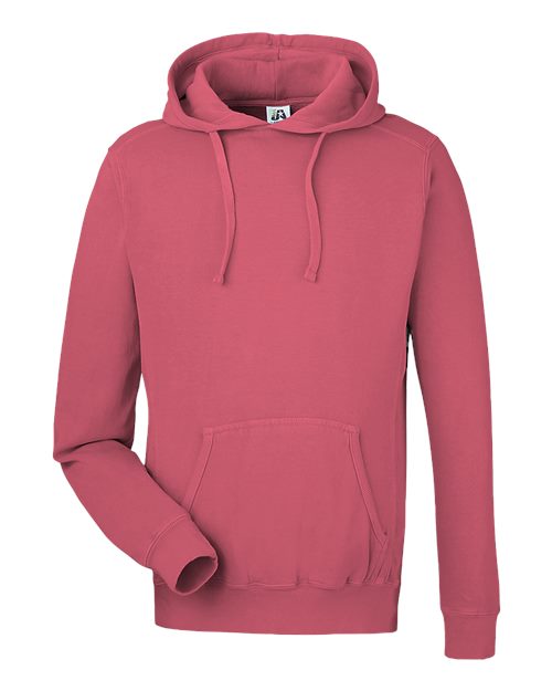 Unisex Pigment-Dyed Fleece Hooded Sweatshirt Image 5