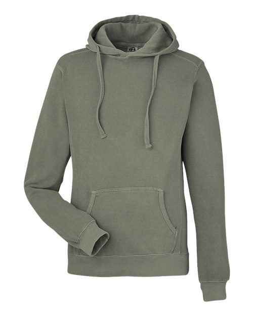 Unisex Pigment-Dyed Fleece Hooded Sweatshirt Image 10