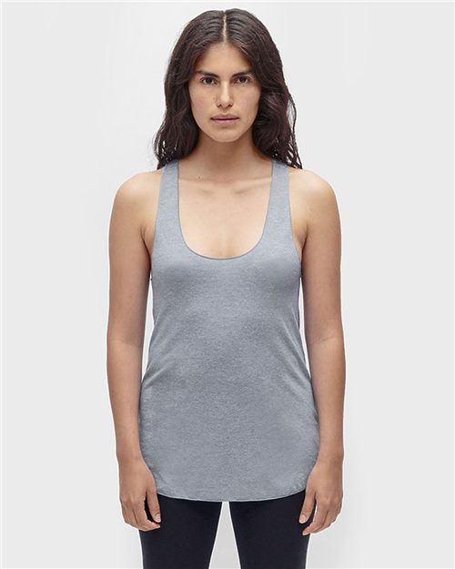 Women's USA-Made Triblend Racerback Tank Top Image 1