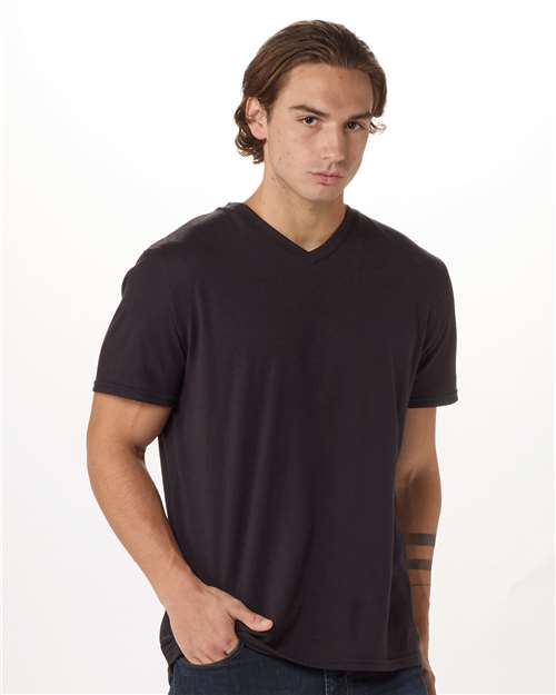 Men's High V-Neck T-Shirt Image 2