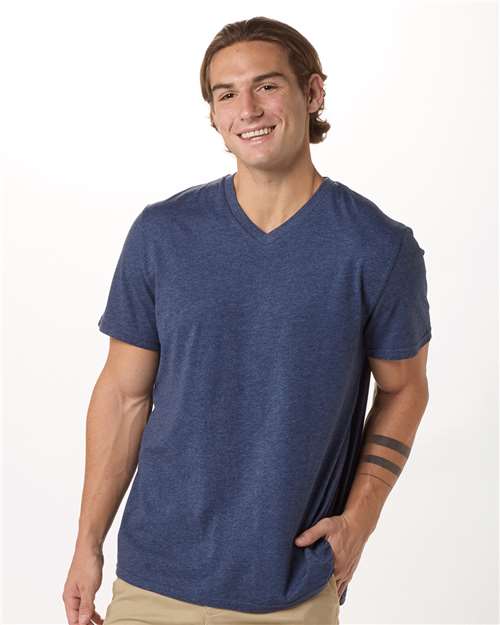 Men's High V-Neck T-Shirt Image 3