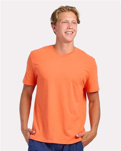 Men's High V-Neck T-Shirt Image 4