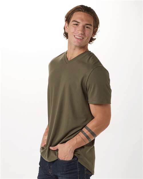 Men's High V-Neck T-Shirt Image 5