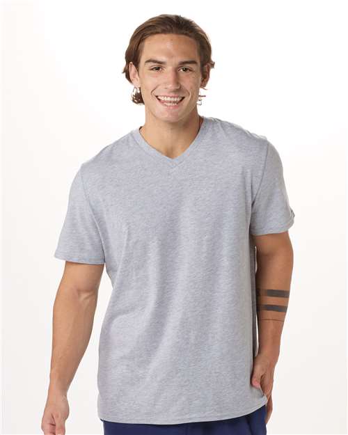 Men's High V-Neck T-Shirt Image 6