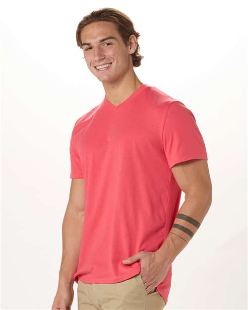 Men's High V-Neck T-Shirt Image 8